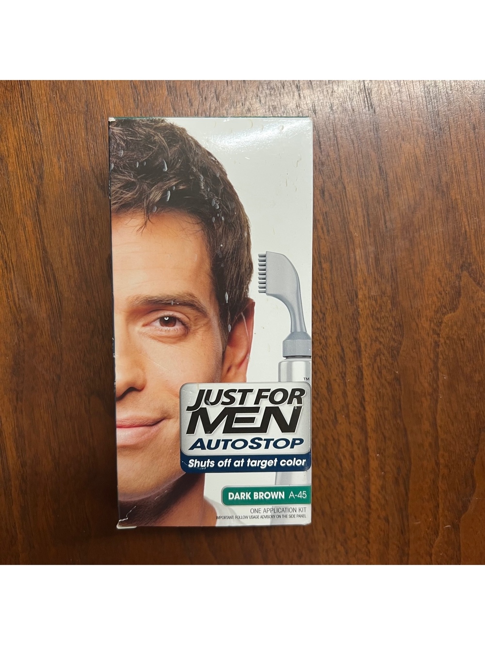 Just For Men AutoStop A-45 Dark Brown Easy Comb-In Hair Color